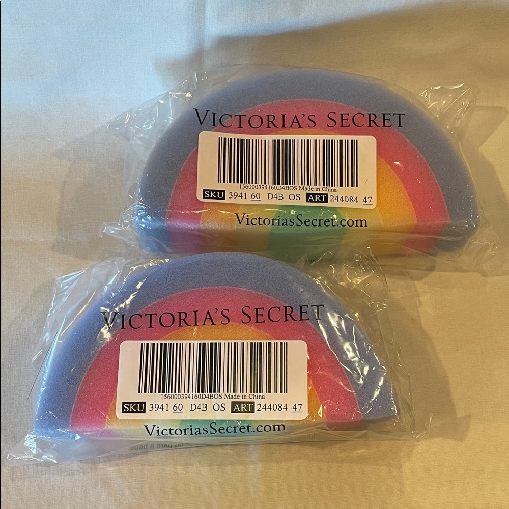 Victoria's Secret PINK Rainbow Bath Sponges